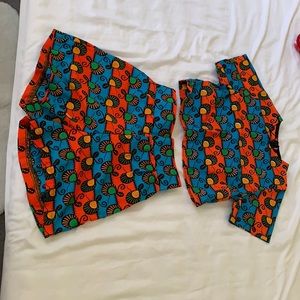 Grass-Fields 2PC Ankara Print Set